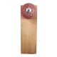 2 Pieces Red And Black Etched Ceramic Wooden Door Stopper